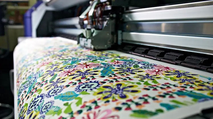Digital printing technique for textile